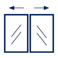 doble puerta corredera