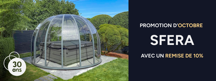 Promoción_octubre_Web_FR Promotion Abrisol du mois d’ octobre: abri sfera avec un 10% de remise